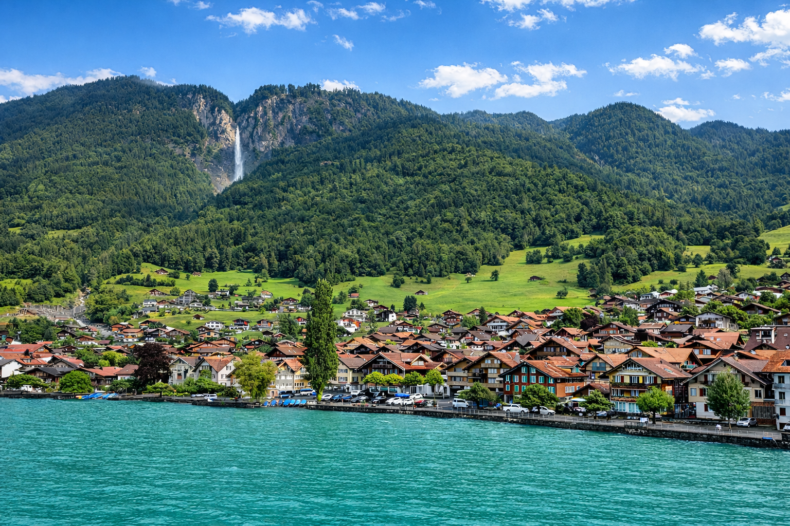Interlaken and mountains